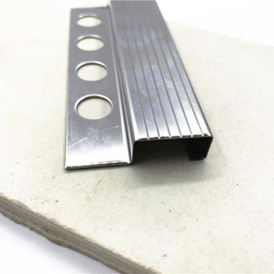 China Metal Customized Decorative Polished Stainless Steel Chrome Tile Trim For Edge Decoration for sale