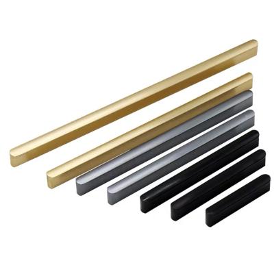 China Modern Aluminum Extrusion Profiles Cupboard T Bar Cabinet Pulls Aluminum Handle Aluminum Sideboard Profiles for sale