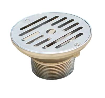 China ALL Chrome Plating 304 Stainless Steel Drainage Bathroom Toilet Anti-odor Shower Copper Quick Floor Drain for sale