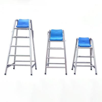 China Safety Pool Stainless Steel Safety Guard Lifeguard Chairs Escalators Life Guard Chairs Umpire Chair for sale