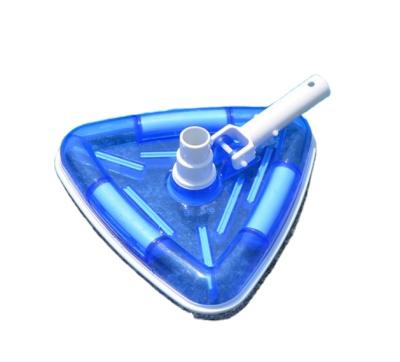 China Swimming Pool High Quality Triangular Vacuum Main Pool Vacuum Brush Cleaner for sale