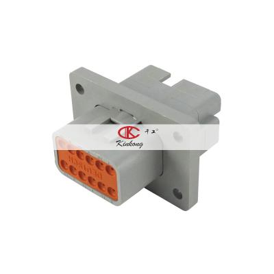 China DT04-12PA-BL04 German Receptacle DT Series 12 Pin Male Connector Welded Flange for sale