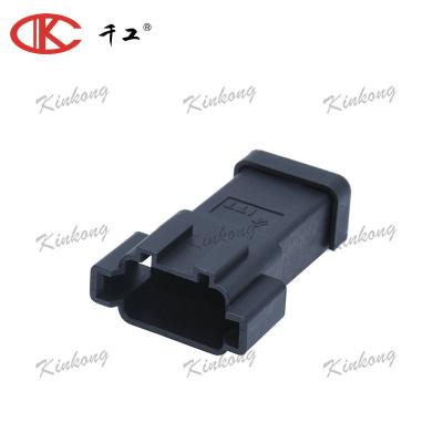 China ITT Automotive Male Black Waterproof Barrel Kinkong 8 Pin Wiring Auto Electrical Connector 132015-0130 for sale