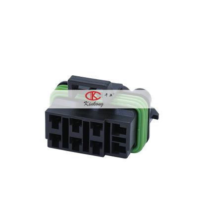 China 8 Way Automotive Black Female Waterproof Connector for sale