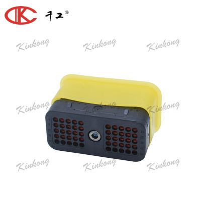 China Kinkong 50 Way Automotive Control Board Female Black Waterproof Socket Housing ECU Connector DRC26-50S02 for sale