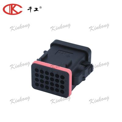 China ITT Automotive Black Waterproof Female Barrel Kingkong 24 Way Connector Housing Socket 132015-0075 for sale