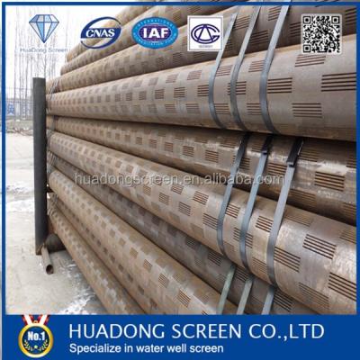 China Filter Pipe HUADONG API 5CT Petroleum Well Slotted Liner Casing Pipe For Oil Well Drilling for sale