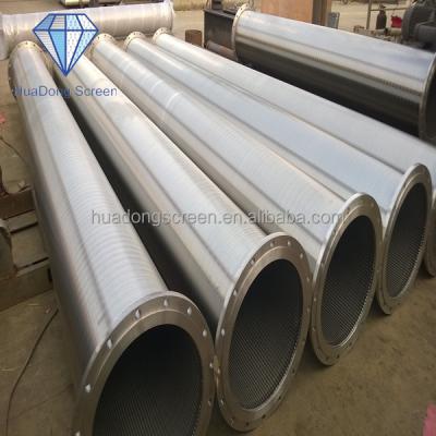 China Drill Pipe Water Well Screen Pipe For Well Drilling , Continuous Slot Screen Tube for sale