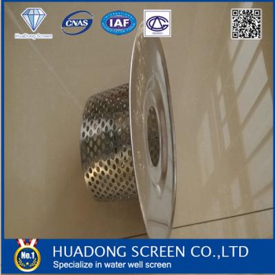 China Liquid Pipe Perforated Stainless Steel Pipe For Pigment Filtering for sale