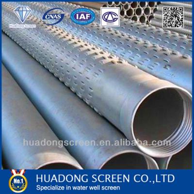 China Stainless / Carbon Steel Galvanized 2.5mm Slot Size Steel Water Well Screen / Slotted Pipe Screen Used In Basic Mine Preciptiation Engineering for sale