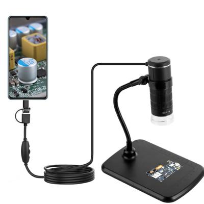 China New Digital Portable Plastic Microscope USB Electronic Microscopes Endoscope Camera for Mobile Phone Repairing Hair Skin Inspection for sale