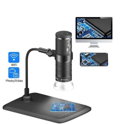 China Wireless Wifi 1080P 2MP 50X-1000x USB Mini Digital Microscope For Smart AN-F210 Handheld Phone for sale