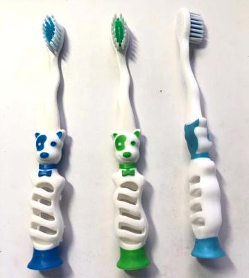 China OEM Disposable Factory Price New Cheap Dog Shape Design Children Kids Toothbrush for sale