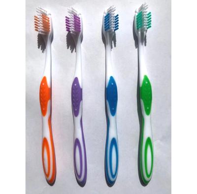 China Adult Toothbrush Disposable Home Use Adult Toothbrush Customized Nylon Manual Toothbrush for sale