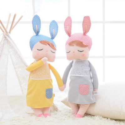 China Handmade Cute Soft Plush Stuffed Cloth Children Sleeping Cloth Toy Stuffed Animal Doll Cartoon Rabbit Toy Custom for sale