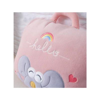 China Cute Fun Factory Customized Pillow Cover Folded Desk Nap Airplane Sofa Decoration Multifunctional Toy Pillow for sale