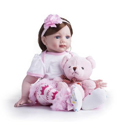 China Wholesale Realistic Reborn Children's Toys 23 Inch Soft Toy Doll Kits For Christmas And Birthday Gift Toy Dolls for sale