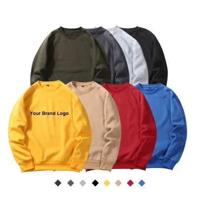 China Custom Men's Hoodies Crewneck Sweatshirt Anti-Wrinkle EVERTOP Fleece OEM Sudaderas Color Block Oversized Pullover for Men for sale