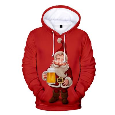 China EVERTOP Anti-Wrinkle OEM ODM Christmas Pullover Hoodies Sweatshirt Family Anime Clothing Unisex Hoodie Plus Size Sublimation Hoodie For Men for sale