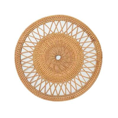 China Behind Doors/On The Walls Hand Woven Rattan Home Trash Bin Hand Rope Set Woven Linen Storage Basket for sale