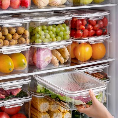 China Freshness Preservation New Listing Acrylic 6Pcs 6 Drawer Acrylic Pc Set Divider 4Pack Can Organizer Fridge for sale