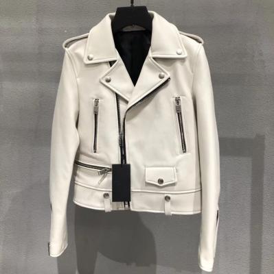 China High Quality Fashion Custom Made QUICK DRY Winter Wears Lady Genuine Leather Women Coat for sale