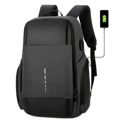 China High quality smart waterproof nylon leather laptop business USB backpack backpacks for men's TAS sekolah for sale