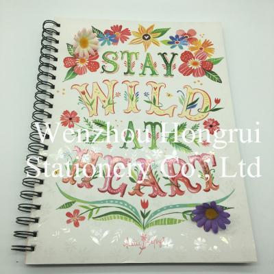 China Custom 2021 A4 Spiral Notebook Planner Diary Notebook Office Supplies School Supplies Diary Agenda Spiral Spiral Notebook for sale