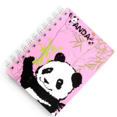 China Hardcover Book Cute Little Panda Spiral Notebook for sale