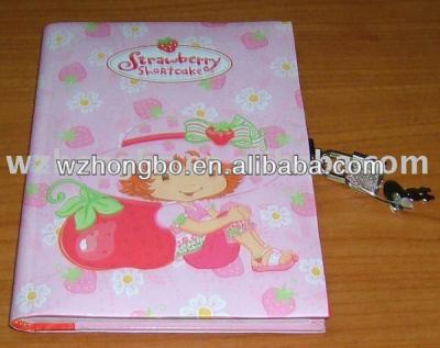 China Cheap Cute Mini Diary With Key Lock And Girls Locked Diaries for sale