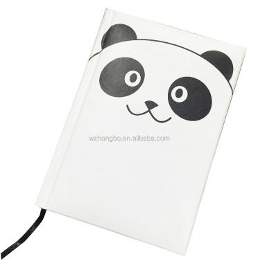 China Hardcover Panda Print Cute Notebook for sale