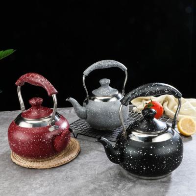 China High Quality Tea Kettle Stainless Steel Water Kettle 1.0L / 1.5L /2.0L Marble Teapot for sale