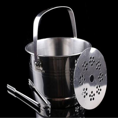 China Viable hot sale stainless steel barware small 1.6 liter metal wine bucket ice bucket for sale