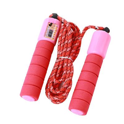 China Hot Selling Outdoor Sports High Speed ​​Jumping Training Sponge Count Wire Exercise Fitness Jumping Skipping Rope With Counter for sale