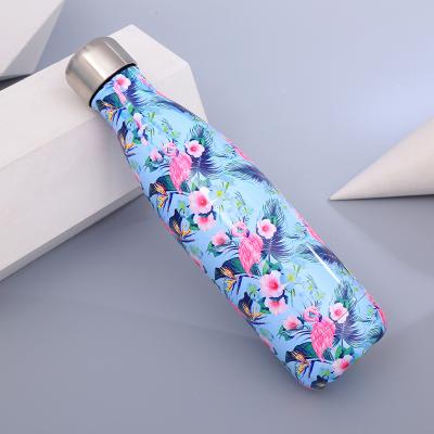 China Sustainable Wholesale High Quality 500ml 750ml Vacuum Insulated Stainless Steel Water Bottle Customized Logo for sale