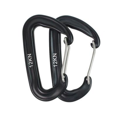 China Heavy Industry 12KN Carabiner Climbing Locking Carabiner For Hammock 12kn Aluminum Carabiner for sale