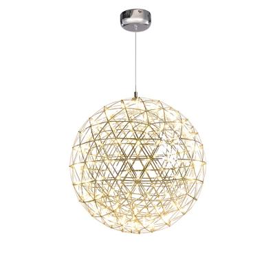 China Chrome Modern Living Room Globe Raindrop Lamp Hanging Chandelier LED Pendant Light for sale