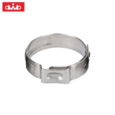 China Automotive Dedicated 304 Stainless Steel Tubing Single Ear Pipe Clamp for sale