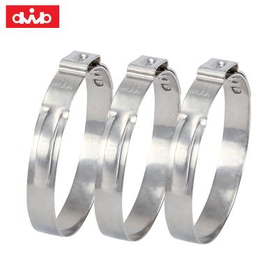 China 304 Stainless Steel Stepless Automotive Single Ear Clamps For Coffee Maker for sale