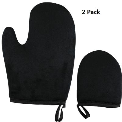 China Eco-friendly Black Self Tanning U-Hometalk Glove /A Pack of Two Black Waterproof Glove Self Tanning Tools for sale