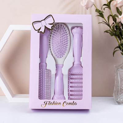 China Wholesale Palette Durable Using Low Price Store Durable Cat Paw Children's Hair Comb Curling for sale