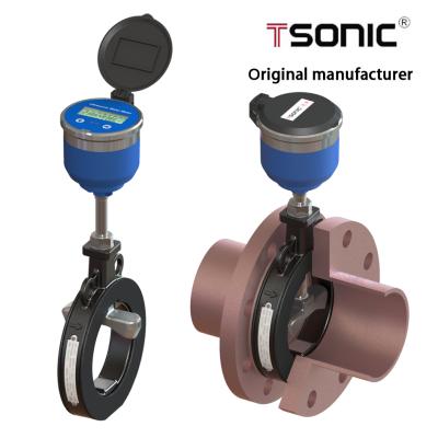 China Insert Type T3-1-K1 Ultrasonic Water Flow Meter Gauge T3-1-K1 Inline Flowmeter for sale