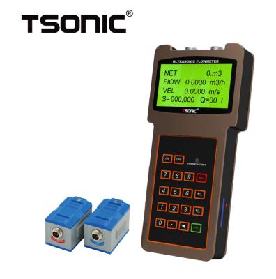 China Hand Held Portable Ultrasonic Iron TSONIC TUF-2000H Flow Meter for sale