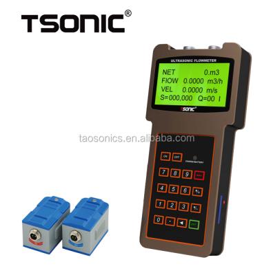 China TUF-2000H DN25~DN6000 Portable Hand Held Ultrasonic Flow Meter for sale