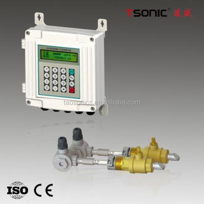 China Insert Type Ultrasonic Wall Mount Flow Meter Dalian Taosonics Suppliers 15mm-6000mm for sale