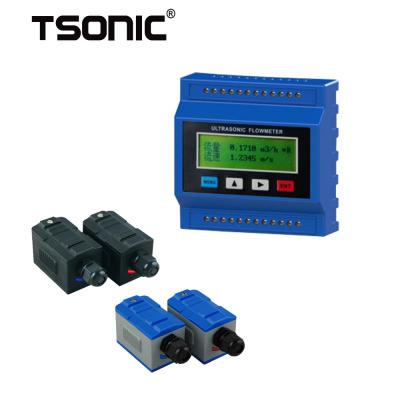 China TSONIC TUF-2000M Clamp On Ultrasonic Heat Meter DN25mm~DN6000mm for sale