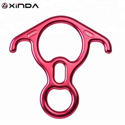 China Durable XINDA 50kN Rescue Figure 8 Descender For Mountaineering Besieging rappelling for sale