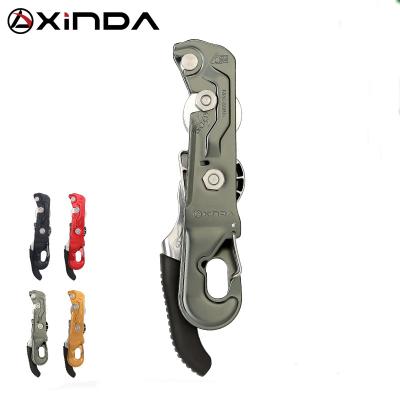 China Durable XINDA CE UIAA Certified Manually Controlled Rescue Stop Descender For Arborist Climbing Work At Waistline for sale