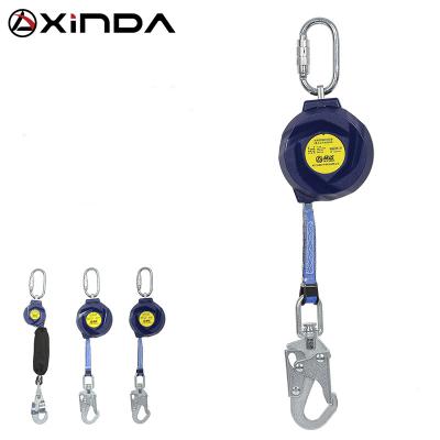 China XINDA Durable Strong Webbing Retractable Fall Arrester For Fall Protection Running At Waist for sale