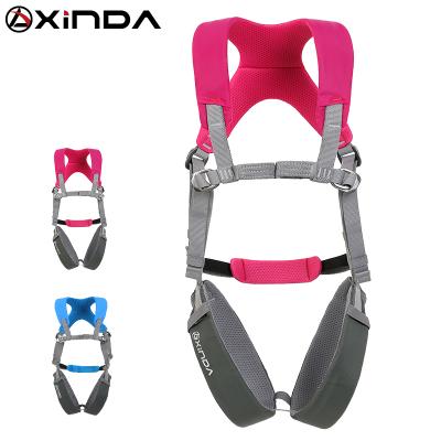 China XINDA High Strength Premium Kids Full Body Safety Harness For Training Craving Climbing for sale